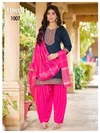 Queen By Banwery Vertican Embroidery Readymade Patiyala Dress 